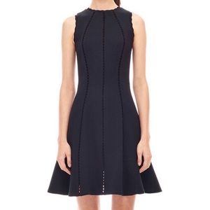 Rebecca Taylor textured fit and flare dress